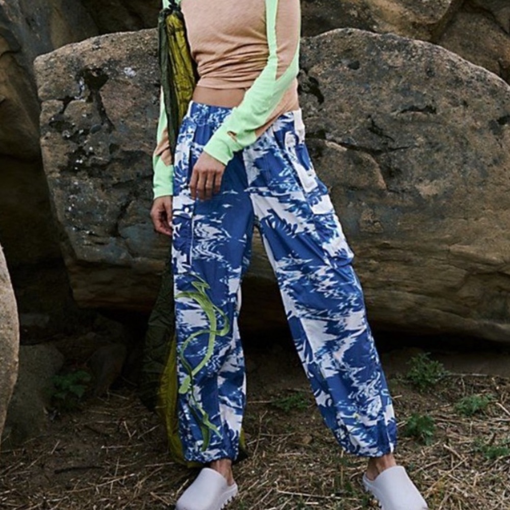 NWOT Free People Color Burst Hike Pants